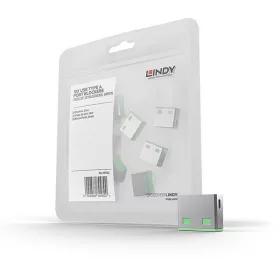   LINDY Dugó biztonsági, Port Blocker, USB A, zöld (10db/csomag)