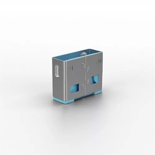 LINDY Dugó biztonsági, Port Blocker, USB A, kék (10db/csomag)