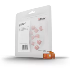   LINDY Dugó biztonsági, Port Blocker, RJ45 narancssárga (20db/csomag)