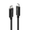 LINDY Kábel USB 3.1 Gen1 C - C, Thunderbolt 3, M/M 2m, fekete