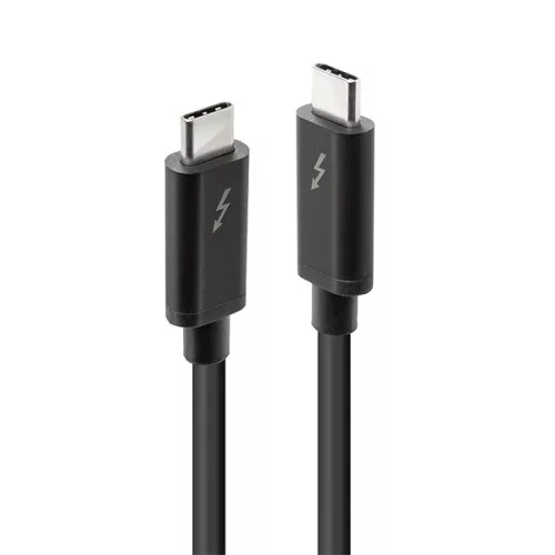 LINDY Kábel USB 3.1 Gen1 C - C, Thunderbolt 3, M/M 2m, fekete