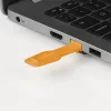 LINDY Dugó biztonsági, Port Blocker, RJ45 + kulcs, narancssárga (10db dugó + 1db kulcs)