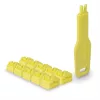 LINDY Dugó biztonsági, Port Blocker, RJ45 + kulcs, sárga (10db dugó + 1db kulcs)