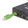 LINDY Dugó biztonsági, Port Blocker, SFP port blocker + kulcs, zöld (10db dugó + 1db kulcs)