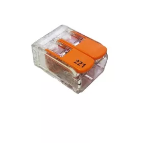   OPTONICA WAGO 221-612 Vezeték Összekötő 2 csatlakozós 0,75 6mm2 32A 400V