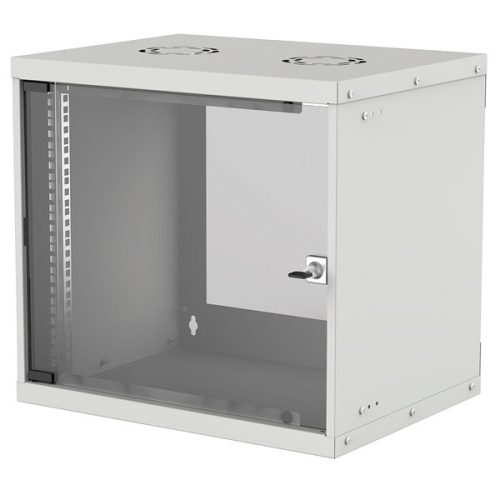 INTELLINET fali rack, 19",  9U, 400x540x487, IP20-védelem, Szürke