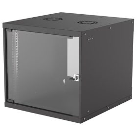   INTELLINET fali rack, 19",  9U, 560x540x487, IP20-védelem, Fekete