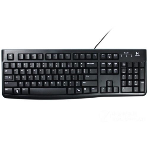 LOGITECH Billentyűzet OEM K120, US, Angol, fekete