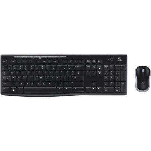 LOGITECH Billentyűzet+egér vezeték nélküli MK270, Magyar, fekete