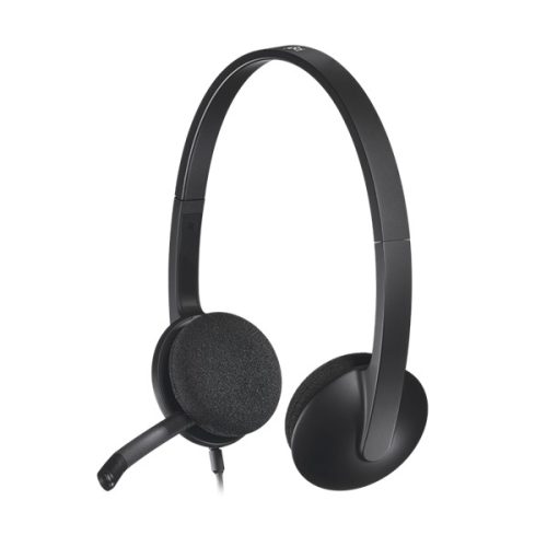 LOGITECH Headset H340 fekete