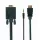 GEMBIRD Kábel HDMI - VGA + 3,5mm Jack Audio, M/M, 1,8m
