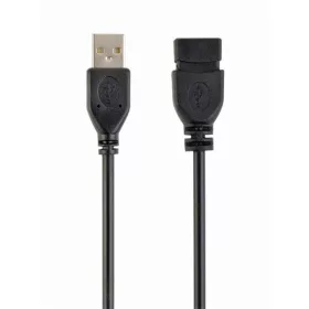 GEMBIRD Kábel USB 2.0 A - A, M/F,   15 cm, fekete