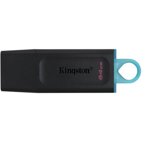 KINGSTON Pendrive 64GB, DT Exodia USB 3.2 Gen 1 (fekete-kékeszöld)