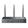 TP-LINK OMADA Vezetékes Omada AX3000 VPN Router 1xWAN(1000Mbps) + 4xLAN(1000Mbps) + 1xSFP + 1xUSB3.0, ER706W