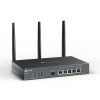 TP-LINK OMADA Vezetékes Omada AX3000 VPN Router 1xWAN(1000Mbps) + 4xLAN(1000Mbps) + 1xSFP + 1xUSB3.0, ER706W