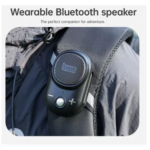 DIVOOM Hangszóró, csíptethető, Bluetooth, ITOUR-S, fekete