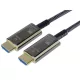 PREMIUMCORD kábel aktív optikai, HDMI, 48Gbps, 8K@60Hz, M/M,  15m, fehér hálós