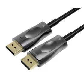   PREMIUMCORD kábel Optikai DisplayPort 1.4 DP - DP, 8K@30Hz, M/M, 10m, fekete