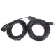 PREMIUMCORD Aktív Kábel USB-A 2.0, hosszabbító, repeater, A - A, M/F, 10m, fekete