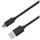 PREMIUMCORD Kábel USB 3.0 gen2, USB-C - USB-A, 10Gbit/s, 60W, M/M,   1m, fekete