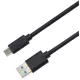 PREMIUMCORD Kábel USB 3.0 gen2, USB-C - USB-A, 10Gbit/s, 60W, M/M,   1m, fekete