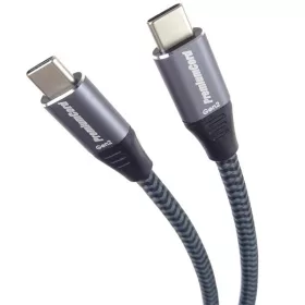   PREMIUMCORD Kábel USB 3.2 Gen 2x2, C - C, 100W, 5A, 20Gbit/s, Video Support, M/M,   1m, szürke