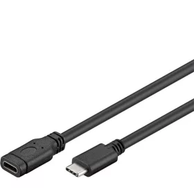   PREMIUMCORD Kábel USB 3.2 Gen1, hosszabbító, C - C, M/F,   1m, fekete