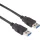 PREMIUMCORD Kábel USB 3.0, Super-Speed, 5Gbps, A - A, M/M,   5m, fekete