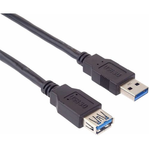 PREMIUMCORD Kábel USB 3.1 Gen1, 5Gbps, A - A hosszabbító, M/F   2m, fekete