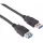 PREMIUMCORD Kábel USB 3.1 Gen1, 5Gbps, A - A hosszabbító, M/F   5m, fekete