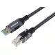 PREMIUMCORD Kábel USB-A 3.2 - LAN RJ45, 10/100/1000, 3m, fekete