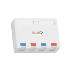 NIKOMAX Falon kívüli doboz, 4 portos