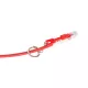 NIKOMAX Patch kábel UTP, CAT6, LSZH, zárral, 2m, piros