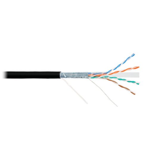 NIKOMAX Falikábel F/UTP CAT5e BC, 24AWG, PE, kültéri, 305m, fekete