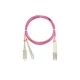 NIKOMAX Optikai patch kábel SC - LC, MM 50/125, duplex,   3m, magenta
