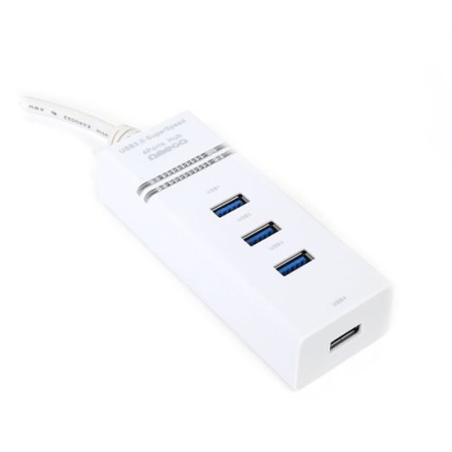 OMEGA USB 3.2 Gen1 Hub 4 portos fehér