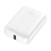 PLATINET Power Bank hordozható töltő 10000mAh, USB-C, 20W, Li-Ion, PD, QC, QC, fehér