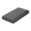 PLATINET Power Bank hordozható töltő 30000mAh, 2 USB-C, 1 USB-A, 100W, PD, QC, Li-Ion, fekete