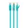 GEMBIRD Patch kábel UTP, CAT6, CCA, 0,25m, zöld