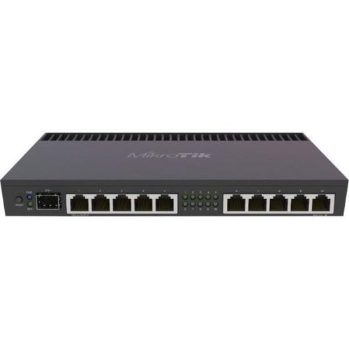MIKROTIK Router SFP+, RB4011IGS+RM, Gigabit 10 portos, beltéri