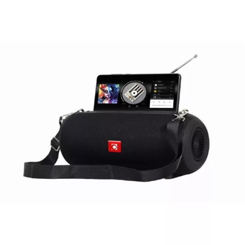 GEMBIRD hordozható hangszóró, Bluetooth, BT, FM antennával, fekete