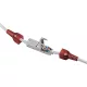PREMIUMCORD Patch Kábel beltéri coupler, Toldó, STP CAT6, moduláris, szerszám nélkül szerelhető, szürke