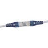 PREMIUMCORD Patch Kábel beltéri coupler, Toldó, STP CAT6a, moduláris, szerszám nélkül szerelhető, szürke