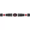 PREMIUMCORD Patch Kábel kültéri coupler, Toldó, CAT5 - CAT6, moduláris, vízálló, porálló. 2x RJ45 F/F, IP68, Fekete