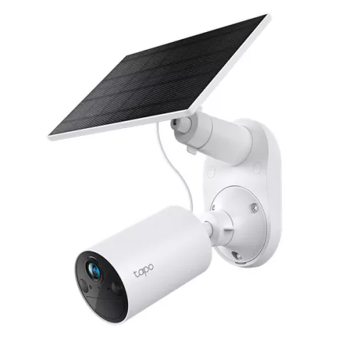 TP-LINK Tapo Wireless Kamera beltéri/kültéri + Okos Solar Panel, Cloud, IP65 - TAPO C410 KIT