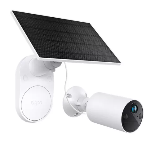 TP-LINK Tapo Wireless Kamera beltéri/kültéri + Okos Solar Panel, Cloud, IP65 - TAPO C410 KIT