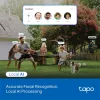 TP-LINK Tapo Wireless Kamera Cloud kültéri forgatható színes éjjellátó 4K 8 Megapixel, AI támogatás, Dual-Band, TAPO C56