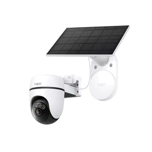 TP-LINK Tapo Wireless Kamera Cloud beltéri/kültéri + Okos Solar Panel IP65, TAPO C610 KIT