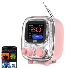   DIVOOM Hangszóró, fotóalbum és dalszöveg hangszóró, TIIVOO-2, pink