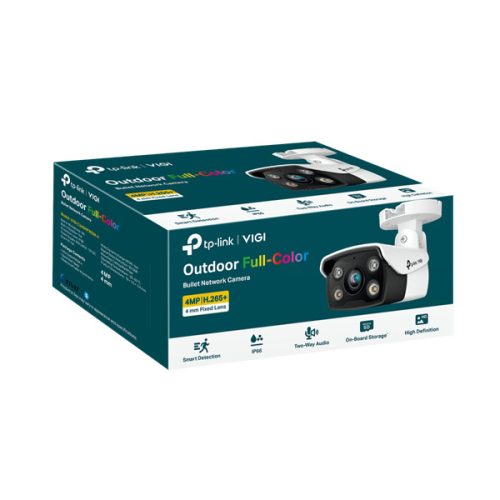 TP-LINK IP Kamera kültéri éjjellátó Full Color Bullet kamera - VIGI C340(2.8MM)